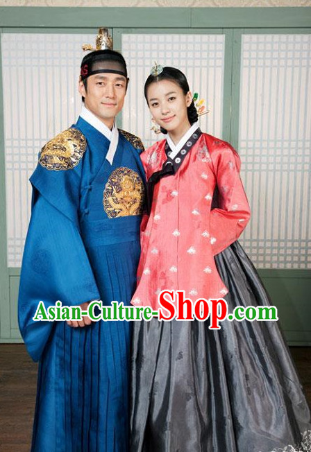 Korean Emperor and Empress National Dress Costumes Traditional Costumes online Clothes Shopping