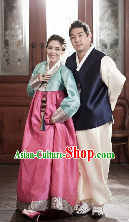 Korean Couple National Dress Costumes Traditional Costumes Korean Style Fashion