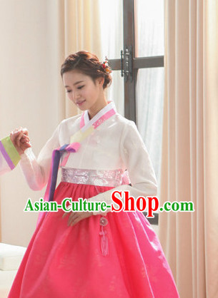 Korean Beauty National Costumes Traditional Costumes Hanbok Dresses