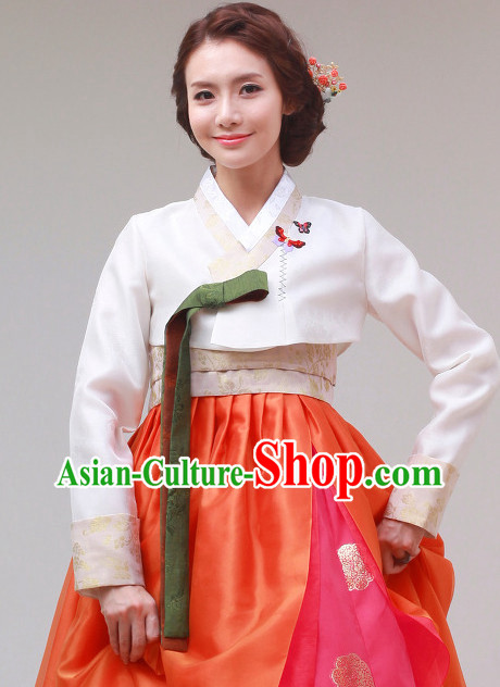 Korean Beauty National Costumes Traditional Costumes Hanbok Dresses