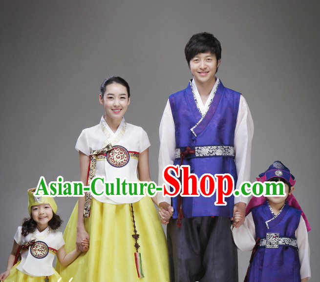 Korean Family National Costumes Traditional Costumes online Shopping