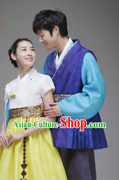 Korean Husband and Wife National Costumes Traditional Costumes Hanbok online Shopping