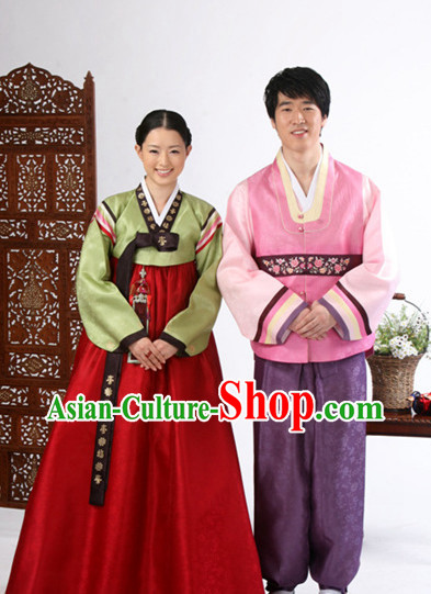 Korean Husband and Wife National Costumes Traditional Costumes Hanbok Korea Dress online Shopping