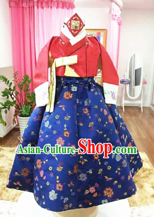 Korean Traditional Ceremonial Dress Complete Set for Girls