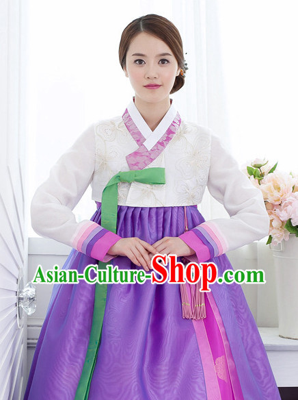 Traditional Korean Fashion Style Female Dresses Complete Sets