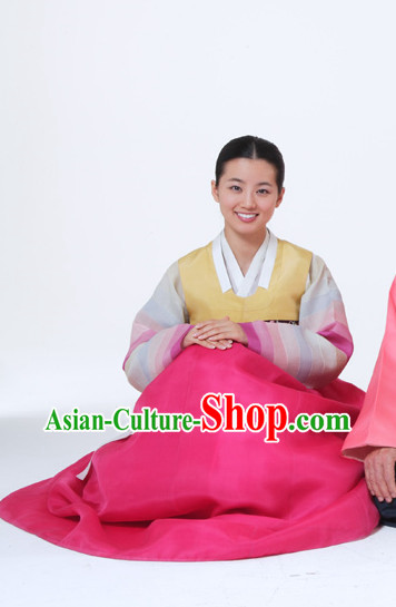 Traditional Korean Fashion Style Mother Clothes Complete Set