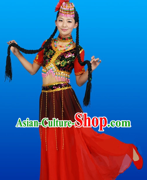 Chinese Costumes Female Ethnic Groups Outfits