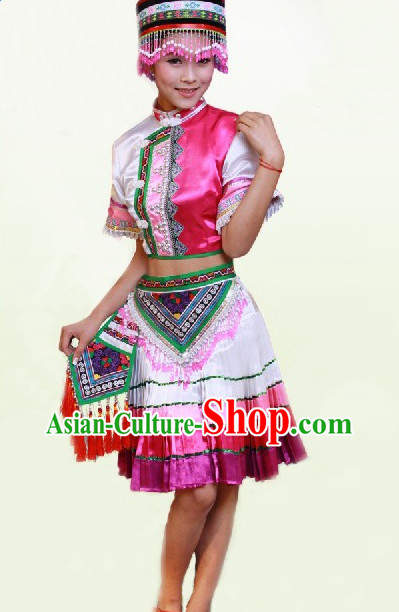 Chinese Costumes Miao Ethnic Costume Complete Set for Women