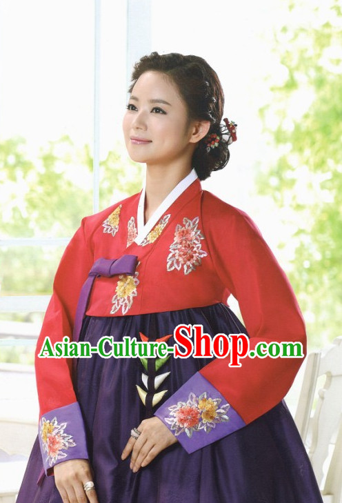 Korean Mother Fashion online Apparel Hanbok Costumes Clothing Complete Set