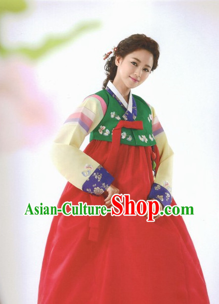 Korean Hanbok Female Clothing Fashion Clothes Korean Traditional Dresses