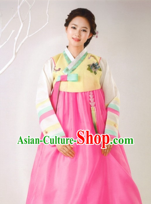 Korean Hanbok Female Clothing Ladies Fashion Clothes Korean Traditional Dresses