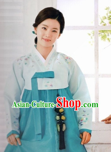 Korean Hanbok Costumes Ladies Fashion Clothes Korean Traditional Dress