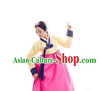 Korean Woman Traditional Clothes Hanbok Dress Shopping