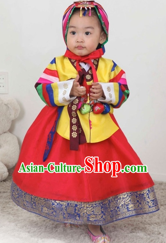 Korean Traditional Hanbok Clothes online Shopping for Birthday Infants