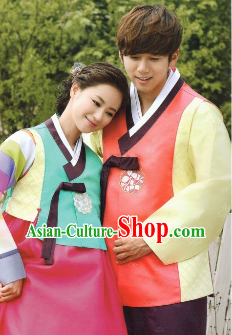 Korean Couple National Costumes Traditional Hanbok Clothes online Shopping