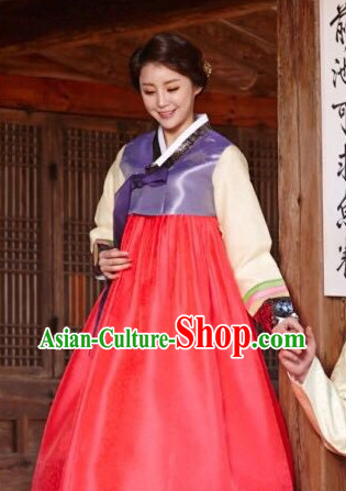 Korean Cusotm Made National Costumes Traditional Hanbok Clothes online Shopping