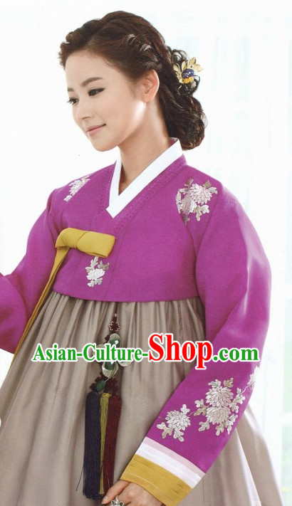 Korean Cusotm Made National Costumes Traditional Hanbok Clothes online Shopping