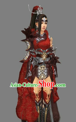 Custom Made According to Your Picture Asian Chinese Ancient Traditional Female Long Wig and Hair Jewelry