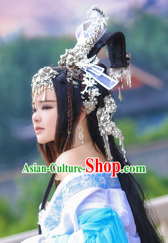 Chinese costumes costume asian fashion oriental clothing wig clothes traditional