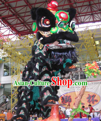 Ancient Style Celebration Parade and Competition Lion Dancing Costumes Complete Set