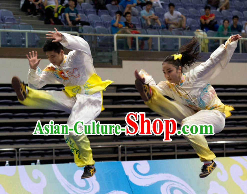 Top Tai Chi Qi Gong Yoga Clothing Yoga Wear Yang Tai Chi Quan Kung Fu Pants and Blouse Uniforms for Men or Women