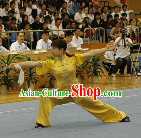 Top Kung Fu Costume Martial Arts Broadswords Combat Costumes Kickboxing Equipment Krav Maga Macho Apparel Karate Clothes Complete Set for Women