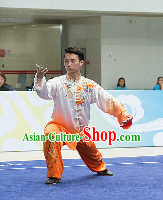 Top Tai Chi Costumes Taijiquan Costume Aikido Chikung Tichi Uniforms Quigong Uniform Thaichi Martial Art Qi Gong Combat Clothing Competition Uniforms for Men or Women