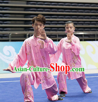 Top Tai Chi Costumes Taijiquan Costume Aikido Chikung Tichi Uniforms Quigong Uniform Thaichi Martial Art Qi Gong Combat Clothing Competition Uniforms for Men or Women