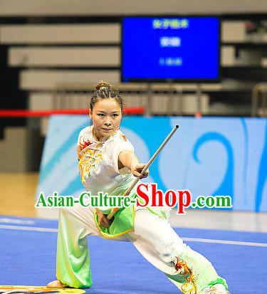 Top Chinese Kung Fu Sword Uniforms Kungfu Uniform Martial Arts Competition Costumes for Women