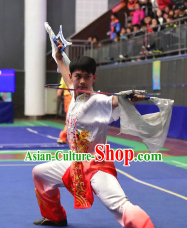 Top Chinese Kung Fu Costume Kung Fu Combat Costumes Wing Chun Karate Uniform Kung Fu Competition Suit Martial Arts Costumes for Men