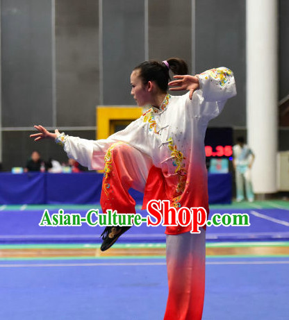 Top Embroidered Tai Chi Taijiquan Aikido Chikung Tichi Quigong Chigong Thaichi Pants Tai Chi Fan Tai Chi Quan Onitsuka Tiger Tai Chi Competition Costumes Uniforms