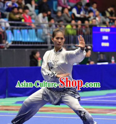 Top Embroidered Tai Chi Taijiquan Aikido Chikung Tichi Quigong Chigong Thaichi Pants Tai Chi Fan Tai Chi Quan Onitsuka Tiger Tai Chi Competition Costumes Uniforms