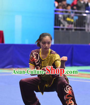 Top Chinese Xingyi Quan Hsing I Hsing Yi Hsing I Chuan Hsing I Forms Hsing Yi Training Kung Fu Uniforms Costumes Competition Suit for Women