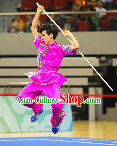 Top Chinese Kung Fu Stick Wooden Dummy Hung Gar Taekwondo Gear Taekwondo Equipment Kung Fu Moves Chinese Kungfu Costume Wing Chun Costumes Competition Uniforms