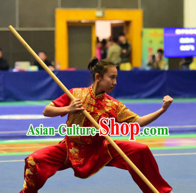 Top Chinese Kung Fu Stick Wooden Dummy Hung Gar Taekwondo Gear Taekwondo Equipment Kung Fu Moves Chinese Kungfu Costume Wing Chun Costumes Competition Uniforms