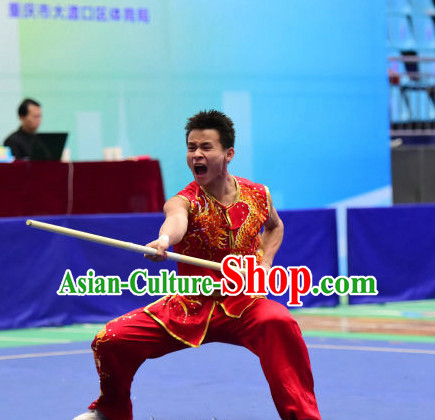 Top Chinese Kung Fu Stick Wooden Dummy Hung Gar Taekwondo Gear Taekwondo Equipment Kung Fu Moves Chinese Kungfu Costume Wing Chun Costumes Competition Uniforms