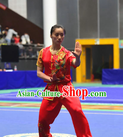 Top Chinese Eagle Claw Boxing or Eagle Claw Fist Uniforms Kung Fu Costumes Martial Arts Suits Competition Uniform