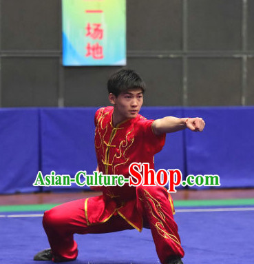 Top Chinese Eagle Claw Boxing or Eagle Claw Fist Uniforms Kung Fu Costumes Martial Arts Suits Competition Uniform