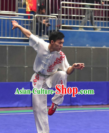 Top Chinese Eagle Claw Boxing or Eagle Claw Fist Uniforms Kung Fu Costumes Martial Arts Suits Competition Uniform