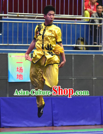 Top Chinese Eagle Claw Boxing or Eagle Claw Fist Uniforms Kung Fu Costumes Martial Arts Suits Competition Uniform