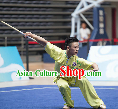 Top Chinese Kung Fu Stick Wooden Dummy Hung Gar Taekwondo Gear Taekwondo Equipment Kung Fu Moves Chinese Kungfu Costume Wing Chun Costumes Competition Uniforms