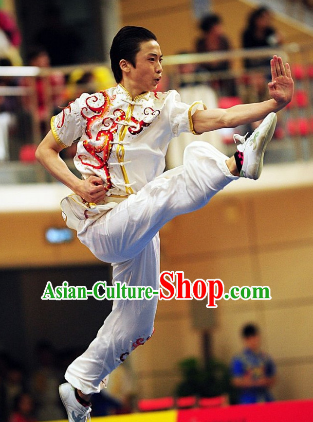 Top Chinese Kung Fu Uniform Martial Arts Uniforms Kungfu Suits Competition Costumes Complete Set