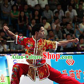 Top Chinese Kung Fu Uniform Martial Arts Uniforms Kungfu Suits Competition Costumes Complete Set