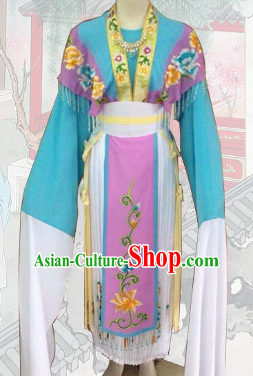 Chinese Opera Costumes Long Sleeve Dance Costume Dance Supply Dance Apparel Theatrical Costumes Complete Set for Men