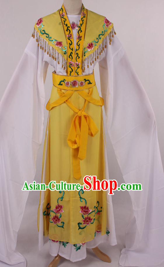 Chinese Beijing Opera Peking Opera Hua Tan Long Water Sleeve Dance Costumes Kids