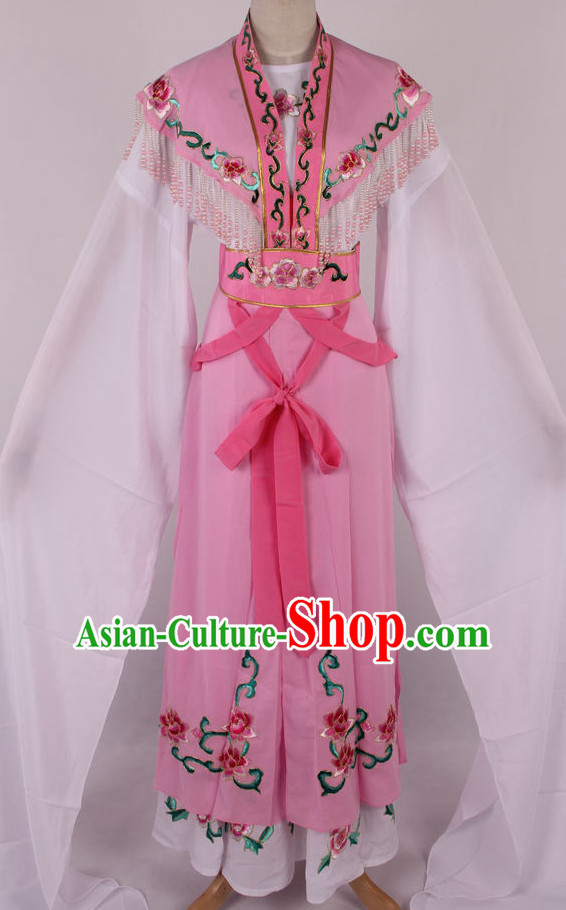 Chinese Beijing Opera Peking Opera Hua Tan Long Water Sleeve Dance Costumes Kids