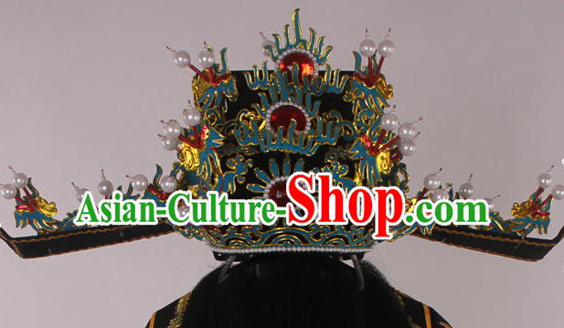 Chinese Traditional Opera Prime Minister Hat for Men