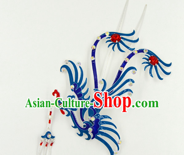 Chinese Traditional Handmade Opera Phoenix Hair Accessory