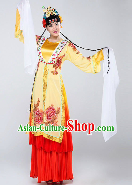 Chinese Classical Mandarin Competition Dance Costumes for Women