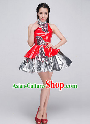 Chinese Girls Dancewear Dance Costumes for Competition